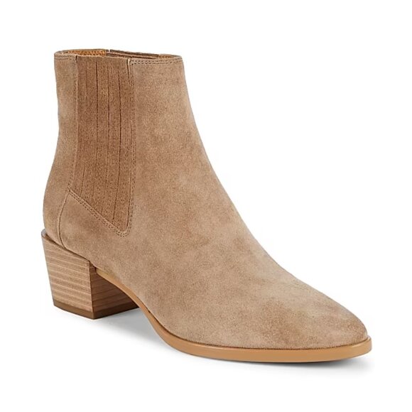Rag & Bone Rover Suede Ankle Chelsea Boot Camel 39 - Picture 1 of 15